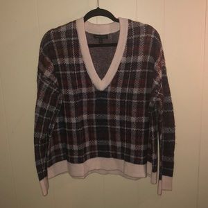 Banana Republic Plaid Sweater